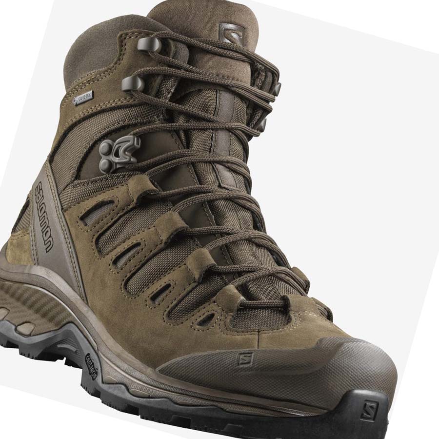 Salomon QUEST 4D GORE-TEX FORCES 2 EN Erkek Bot Kahverengi | TR 3366AHK